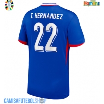 Camisa de time de futebol França Theo Hernandez #22 Replicas 1º Equipamento Europeu 2024 Manga Curta